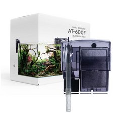 필그린 아쿠아리움 행온 필터 걸이식여과기 M NEW 활성탄필터 AT-600F, 1개, 6.5W