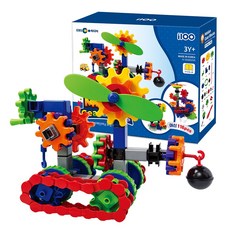 i100 아이백 어린이 발달 장난감 모션 기어 블럭, 머신 116pcs, 1세트 머신 116pcs, 1세트