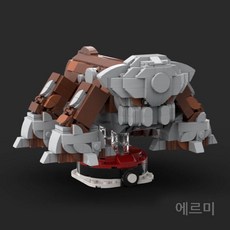 레고 호환 블록 MOC 머리 포켓몬 신수 조립 모델 장식품 DIY, 시도란 864개, 1개