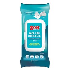 홈스타 유리 거울 세정 청소 티슈 20p, 1개