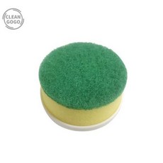 크린고고 교체용 호환 청소솔 수세미 헤드 무선자동청소기 리필솔, 수세미헤드, 1개