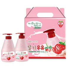 딸기우유 바디 선물세트 바디클렌져 바디로션 바디 선물세트, 1개