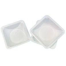 학교과학실 저울계량용 일회용 사각접시 100ml 5p 계량그릇 분리실험 부피실험용 실험, 2세트