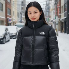 (국내매장판) 노스페이스 노벨티 눕시 여성 패딩 자켓 노스 역시즌 + MSSTEP 더스트백