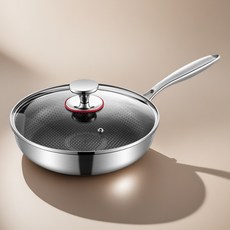 CookNest IH 스테인리스 코팅 프라이팬 304 스텐 벌집 인덕션 후라이팬, 1개, 24cm