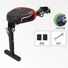 전기자전거 안장 앞좌석 보조시트 전방 오토바이, 1개, 블랙/레드 소파 세트