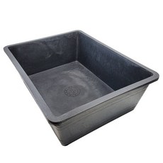 사각다라 사각화분 고무다라 고무대야, 검정