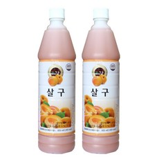 청솔 살구 음료, 835ml, 2개