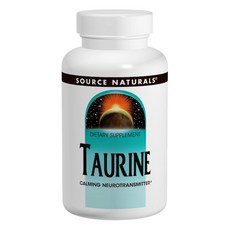 SOURCE NATURALS 牛磺酸粉無麩質和無糖, 1個, 100克