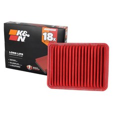 K&N 엔진 에어 필터: 긴 수명 18000마일 교체용 에어 필터: 2005-2019 토요타 타코마 L4 2.7L KNA-2306과 호환 가능, 18K 마일 - 일회용
