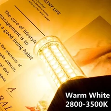 호환 LED 램프 E27 E14 Lampada SMD 5730 220V 옥수수 전구 24 36 48 56 69 72 샹들리에 촛불 Led 빛 Bombi, 02 Warm White, 06 36LEDs, 02 E14