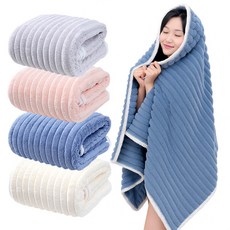 비엠 1+1 대형 바스타올 극세사타올, 1세트, 그레이+그레이