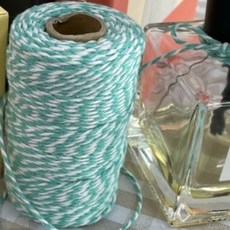 포장 트와인끈 그린 공예재료포장끈 선물포장줄 칼라끈