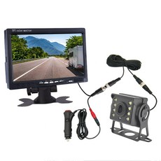 7인치 모니터 HD B VGA 파이 자동차용 HD 3B 3 1024x600 모델 DVR 입력 TFT 컴퓨터 LCD 내장 PC 디스플레이 화면, 7 7인치탁상항공 올 비전 15m