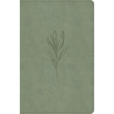 (영문도서) NASB Large Print Personal Size Reference Bible Sage Suedesoft Leathertouch Imitation Leather, Holman Bibles, English, 9798384509486