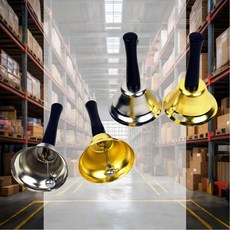 클래식 핸드벨 용품 콜사인 구세군 장식 테이블 교육, 65mm 은색