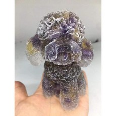 애완돌 반려돌 푸들 펫돌 반려석 애완석 돌멩이 키우기, 자황수정, 1개