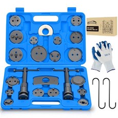 GOOACC 8PCS Drum Brake Tool Kit Brake Tool Set with Drum Brake Spring Tool Installer Remover Co, 22피스 브레이크 캘리퍼+장갑+행거 블루