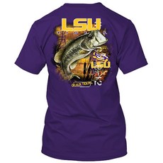 New World Graphics NCAA - 배스 낚시 티셔츠 - 공식 라이선스 의류 462502