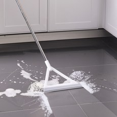 코리슬리 완전밀착 롱 실리콘 빗자루, 화이트, 1개