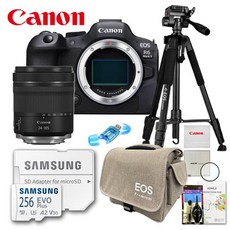 캐논 EOS R6 Mark II + 24-105 4-7.1 IS STM KIT/정품박스 미개봉 /EOS 삼각대8종세트/256GB+EOS가방+필름+융+청소도구+리더기+필터/ TJ
