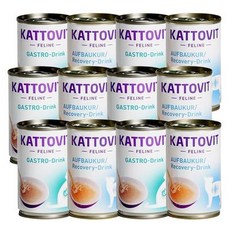 카토빗 캣 드링크 135ml 12개입 콤보 가스트로 리커버리 고양이음료, 1개
