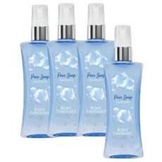 바디판타지 바디미스트 퓨어솝 비누향 94ml 4개