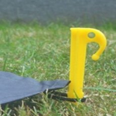 캠핑 플라스틱 고정핀 플라스틱고정핀 캠핑텐트고정핀 캠핑팩 텐트고정팩