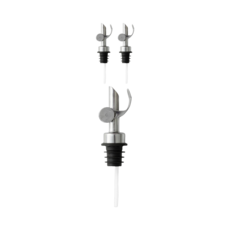 드립온 스테인리스 304 자동개폐 오일 푸어러, 3개, 실버 3개, 실버