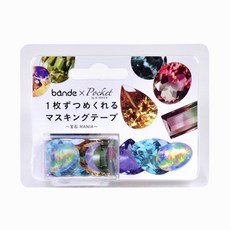 莫莫日貨 日本進口 Bande 自由配 新型態 和紙貼紙 - 寶石MANIA BDA602, 1個