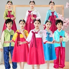 兒童朝鮮服 男女童韓服 少數民族民族服 三月三節日服 大長今演出服