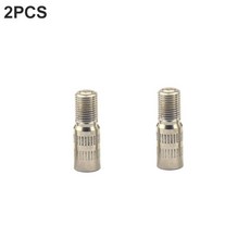 크롬 도금 황동 스템 익스텐션 교체 스크류 온 19mm 25mm 39mm 휠 타이어 캡 슈레이더 밸브 자동차 트럭 자전거용 2