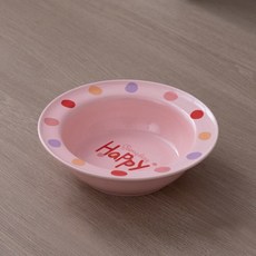 寵物陶瓷碗 傾斜防打翻高腳餵食碗, 1個, 圓點飛碟碗（粉色）
