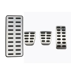 현대 Ix25 용 자동차 페달 Kia Rio Soul K2 KX3 가스 가속기 브레이크 클러치 발판 커버 Creta Accent Vern, 01 MT with rest