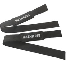 RELENTLESS 舉重助力帶 健身防滑耐磨槓鈴拉力帶, 紅色, 1個