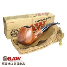 RAW Natural Pipe 手工木製菸斗, 1個