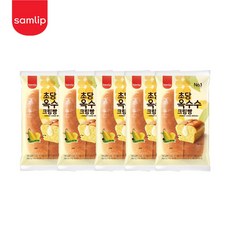 삼립 초당 옥수수크림빵 100g, 5개