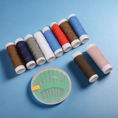 針線包 旅行家用縫紉套裝 DIY縫補工具, 1個, 閤並套餐共18件套-