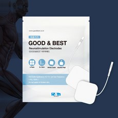 굿베스트 FES 전용 전기자극 저주파 패드 패치 1조 4매 5050, 1개