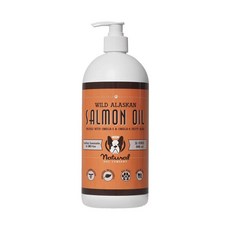 내추럴 도그 컴퍼니 와일드 알래스카 연어 오일 Natural Dog Company Wild Alaskan Salmon Oil 907g, 1개