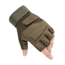 서바이벌 밀리터리 전술 아웃도어 장갑, 국방색, 1개