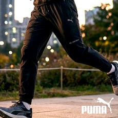 푸마 남자 여름 시원한 우븐스판 트레이닝 바지 츄리닝#Kobly