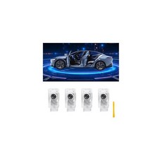 인피니티 G Q50L Q50 Q60 Q70 M EX QX50 QX70 QX80 액세서리와 호환되는 자동차 도어 조명 로고 프로젝터 퍼들 라이트 변색 없음 4K-HD 웰컴 라이, 4, CAD-ILLA-C 스타일