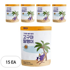 캐다 고구마 말랭이, 15개, 60g