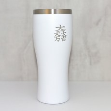 石田三成家徽 真空不鏽鋼雙層保溫冷杯 啤酒杯 日本戰國武將系列 420ml, 1個