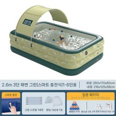 풀장 간이 실외 사각 미니 에어 바운스 물놀이 접이식 수영장 펜션, 1. 입문 패키지