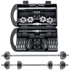 헬스장 조립아령 무게조절아령덤벨 바벨 세트 15~30KG, 1세트, 15kg