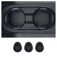 2026 최신 홀더 컵받침 인서트 스태빌라이 리미터 흔들림 실리콘 홀더 위치 자동차 방지, 3개.