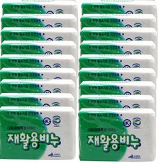 SM소프랜드 재활용비누, 240g, 18개