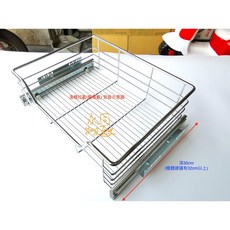附發票『永同五金』BS 60(寬56.4cm)下標賣場 淺櫃拉籃 餐櫃籃 四方籃 滑軌 拉籃 碗盤籃 材質：鋼鐵電鍍, 詳見包裝, 詳見包裝, BS60(下標前請看說明)